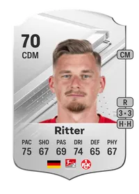 Marlon Ritter Rare 70 Overall Rating