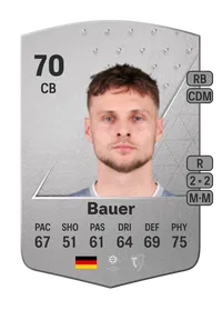 Robert Bauer Common 70 Overall Rating