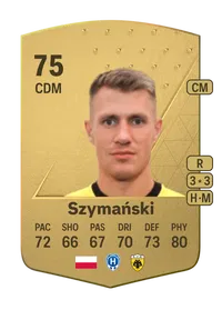 Damian Szymański Common 75 Overall Rating