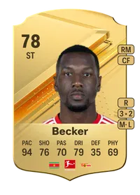 Sheraldo Becker Rare 78 Overall Rating