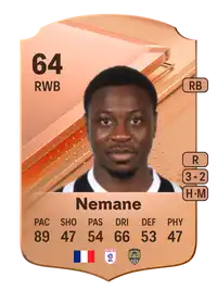 Aaron Nemane Rare 64 Overall Rating