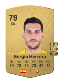 Sergio Herrera Common 79 Overall Rating