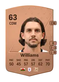 MJ Williams Common 63 Overall Rating