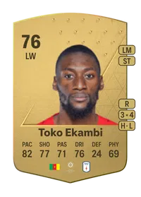 Karl Toko Ekambi Common 76 Overall Rating