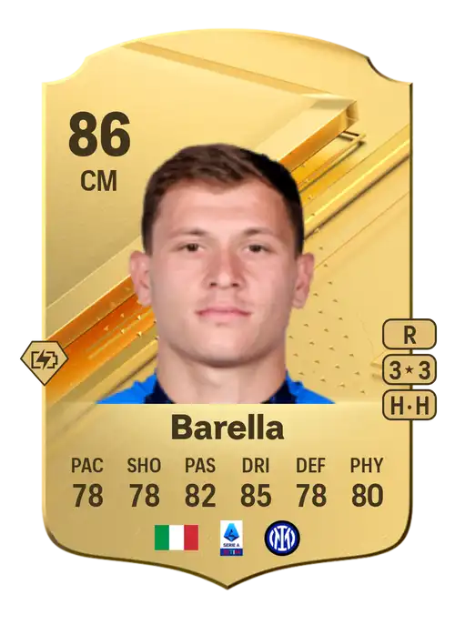 EA FC 24 Nicolò Barella 86