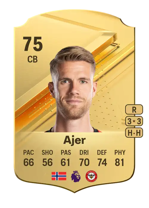 EA FC 24 Kristoffer Ajer 75