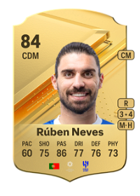 Rúben Neves Rare 84 Overall Rating