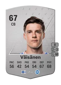 Sauli Väisänen Common 67 Overall Rating