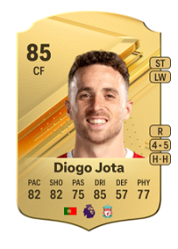 Diogo Jota Rare 85 Overall Rating