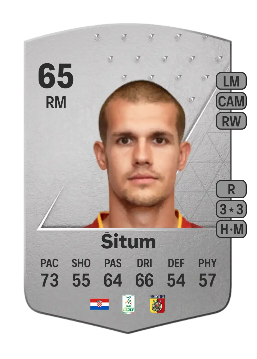 Mario Šitum Common 65 Overall Rating