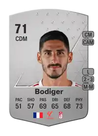 Yann Bodiger Common 71 Overall Rating