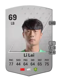 Li Lei Common 69 Overall Rating