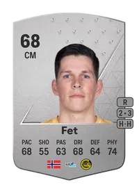 Sondre Fet Common 68 Overall Rating