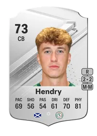 Jack Hendry Rare 73 Overall Rating