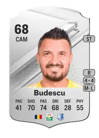 Constantin Budescu Rare 68 Overall Rating