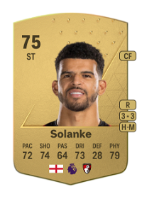 Dominic Solanke Common 75 Overall Rating