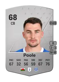 Regan Poole Common 68 Overall Rating