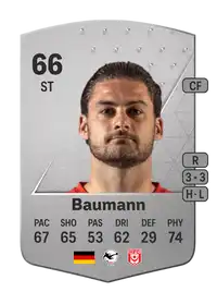 Dominic Baumann Common 66 Overall Rating