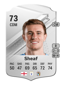 Ben Sheaf Rare 73 Overall Rating