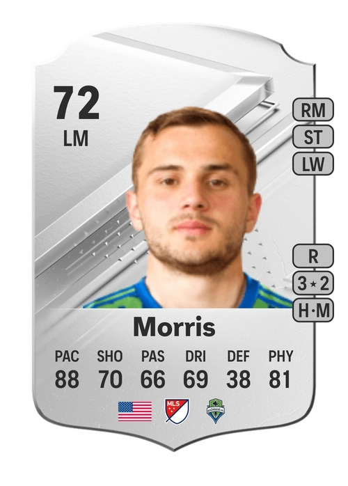 EA FC 24 Jordan Morris 72