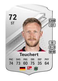 Cedric Teuchert Rare 72 Overall Rating