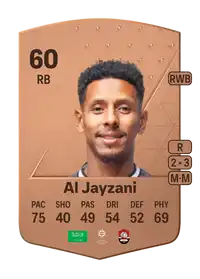 Hamad Al Jayzani Common 60 Overall Rating