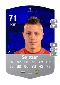 Freddy Salazar CONMEBOL Sudamericana 71 Overall Rating