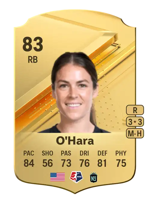 EA FC 24 Kelly O'Hara 83