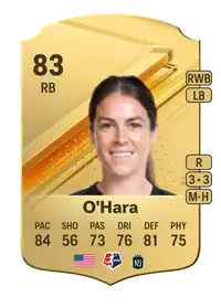 Kelly O'Hara Rare 83 Overall Rating