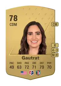 Morgan Gautrat Common 78 Overall Rating