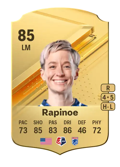 EA FC 24 Megan Rapinoe 85