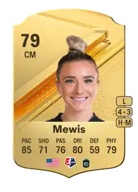 Kristie Mewis Rare 79 Overall Rating