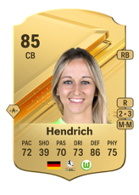 Kathrin Hendrich Rare 85 Overall Rating