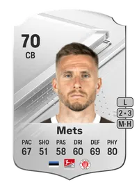 Karol Mets Rare 70 Overall Rating