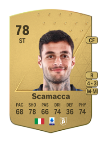 Gianluca Scamacca Common 78 Overall Rating