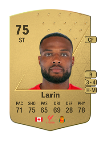 Cyle Larin Common 75 Overall Rating