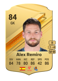 Álex Remiro Rare 84 Overall Rating