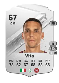 Alessio Vita Rare 67 Overall Rating