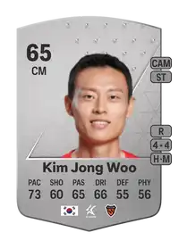 Kim Jong Woo Common 65 Overall Rating