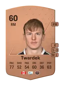 Kris Twardek Common 60 Overall Rating