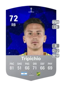 Nicolás Tripichio CONMEBOL Sudamericana 72 Overall Rating