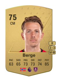 Sander Berge Common 75 Overall Rating