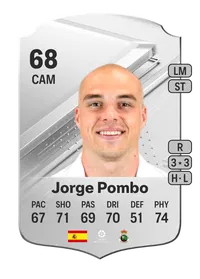 Jorge Pombo Rare 68 Overall Rating