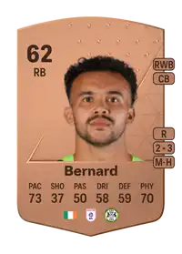 Dominic Bernard Common 62 Overall Rating