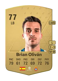 Brian Oliván Common 77 Overall Rating