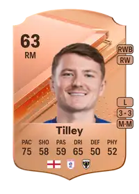 James Tilley Rare 63 Overall Rating