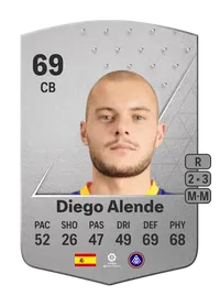 Diego Alende Common 69 Overall Rating