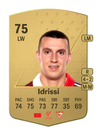 Oussama Idrissi Common 75 Overall Rating