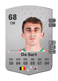 Alexis De Sart Common 68 Overall Rating