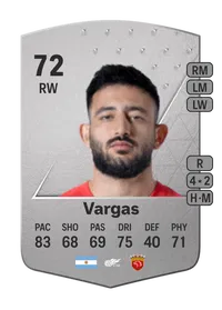 Matías Vargas Common 72 Overall Rating